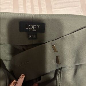 LOFT Petites Olive Skirt